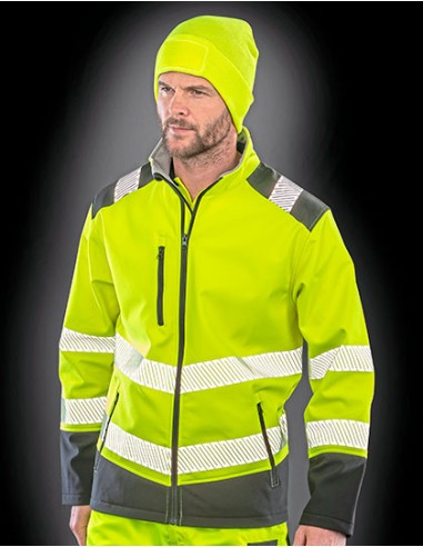 R-R476X-Printable Ripstop Safety Softshell Jacket